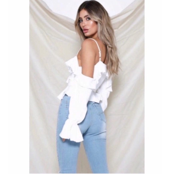 💕TOP SELLER 💕 Hunter Wrap Top - Black - Picture 6 of 6